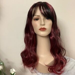 NEW Gorgeous Burgundy/Black Wig